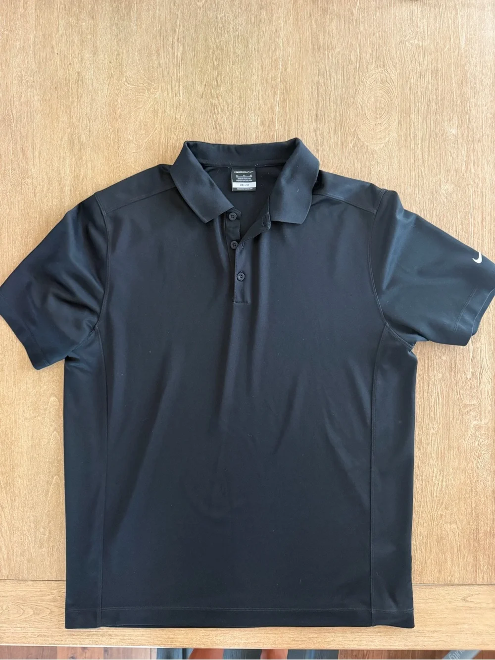 Nike Dri-FIT Performance Polo Shirt Men’s XL Black Standard Fit Golf Athletic